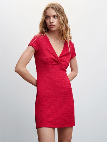 MANGO Jurk 'CUORE' in Rood: voorkant