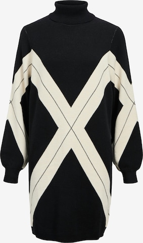 Robes en maille 'OBJRay' OBJECT en noir : devant