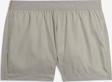 Calvin Klein Swimwear Board Shorts in Grey: front