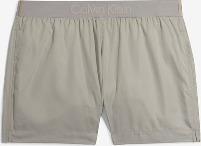 Calvin Klein Swimwear Badeshorts in greige / schwarz / weiß, Produktansicht