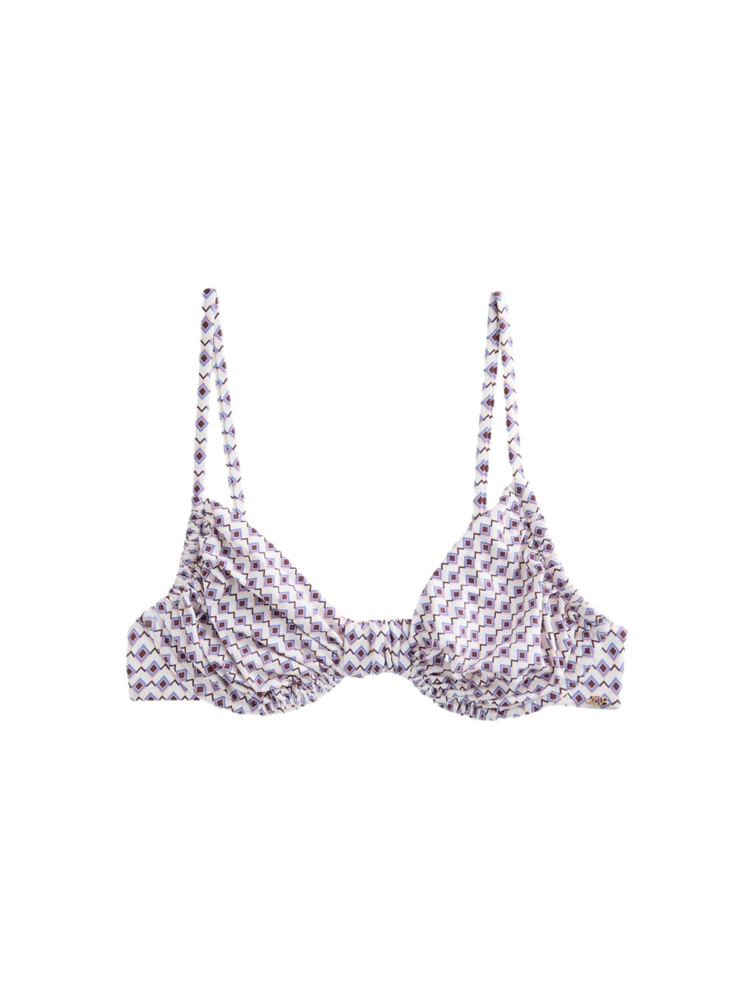 Next T-shirt Bikinioverdel i beige: forside