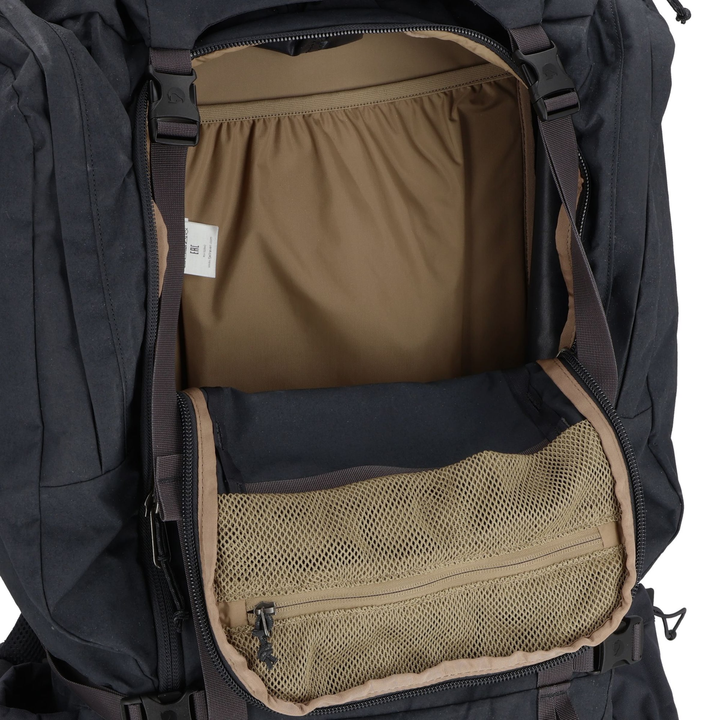 Zaino sportivo 'Kajka 100' di Fjällräven in nero
