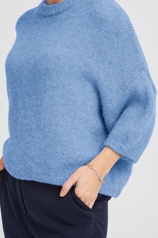Pull-over 'Tia' b.young en bleu