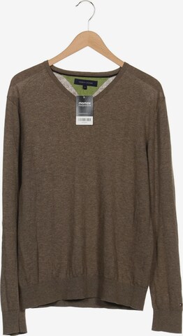 TOMMY HILFIGER Pullover M in Braun: predná strana