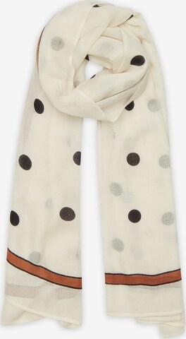 Noolur Scarf in White: front