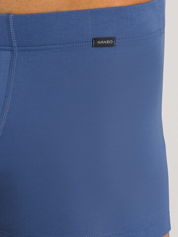 Hanro 2er-Pack Retro Boxershorts ' Cotton Essentials ' in Blau