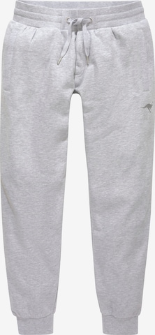 KangaROOS Tapered Pants in Grey: front
