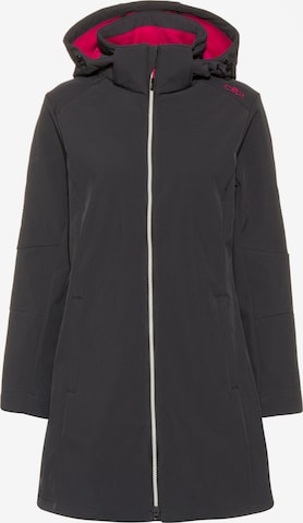 CMP Outdoor Coat in Black: front