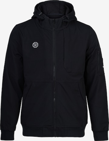 trueprodigy Kurtka przejściowa 'Lucas' w kolorze czarny: przód