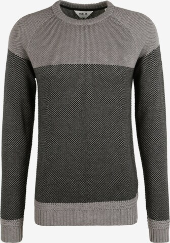 !Solid Strickpullover 'Rapel' in Grau: predná strana