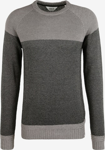 !Solid Strickpullover 'Rapel' in Grau: predná strana