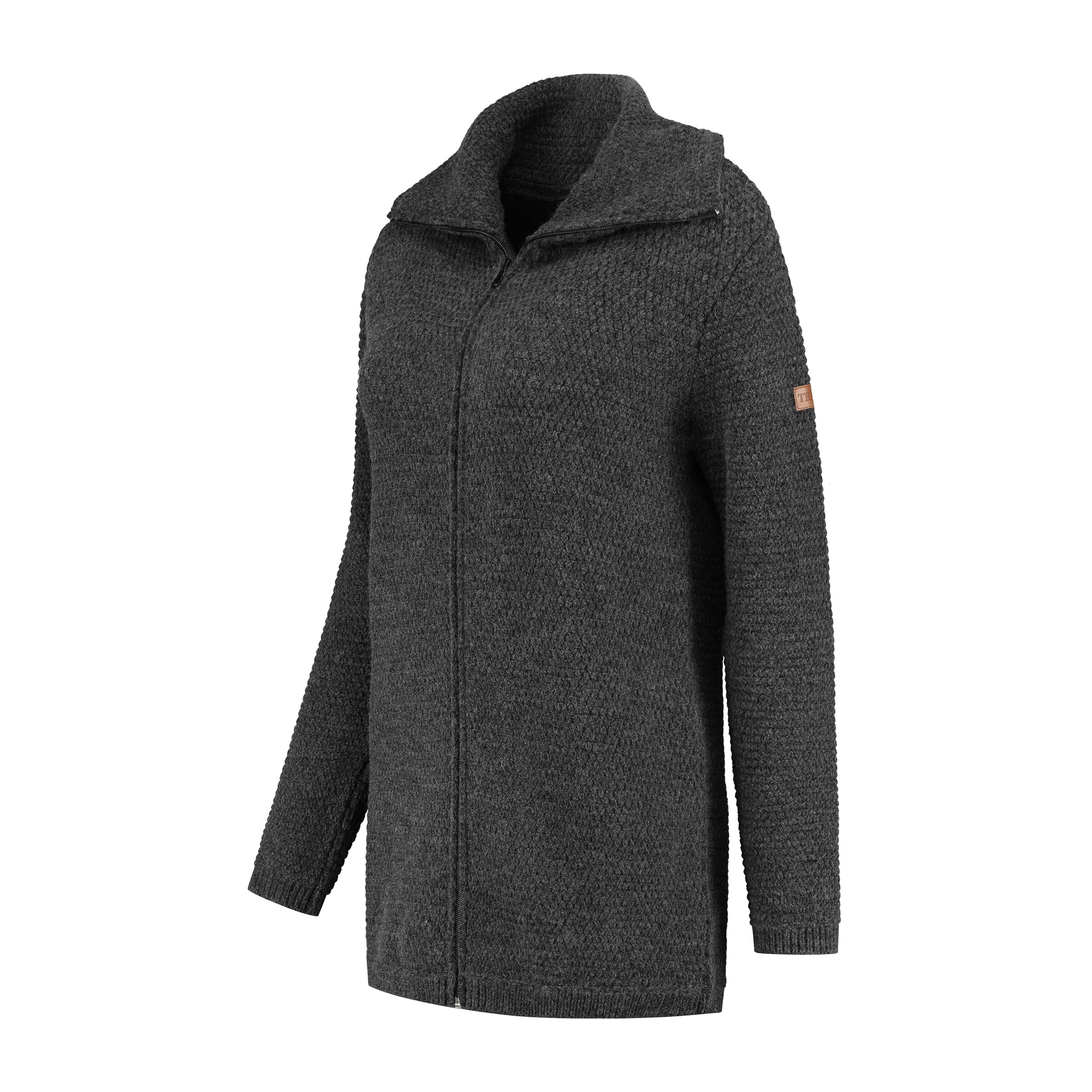 Travelin Knit cardigan ' Nivala ' in Grey