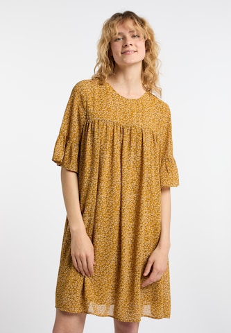 Robe 'Zitha' DreiMaster Vintage en jaune : devant