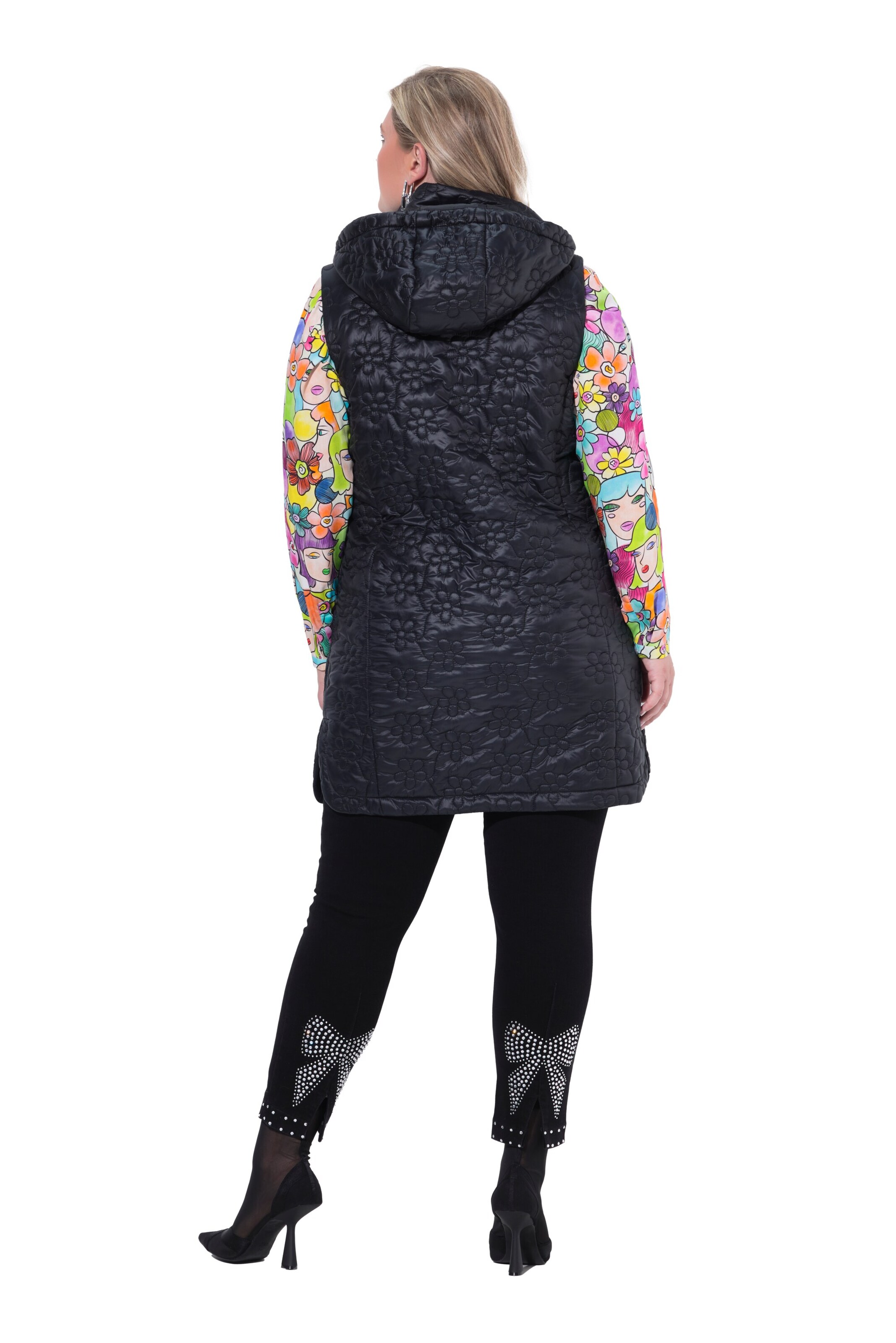 MIAMODA Vest in Black