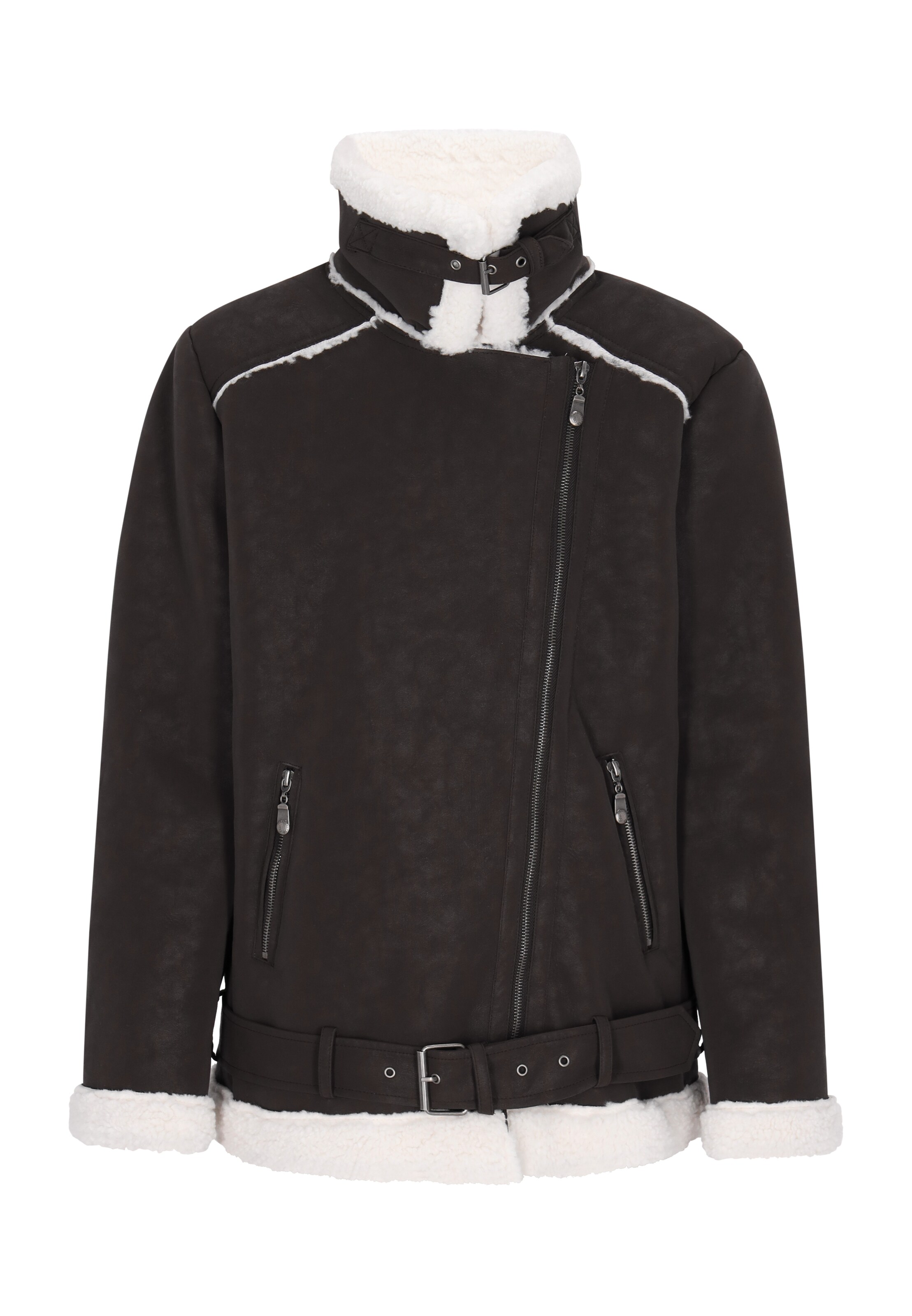 DreiMaster Vintage Зимняя куртка в Коричневый: спереди