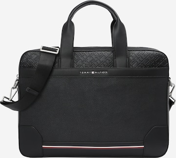 TOMMY HILFIGER Laptoptasche in Schwarz: predná strana