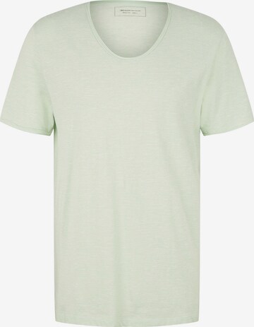 T-Shirt TOM TAILOR DENIM en vert : devant