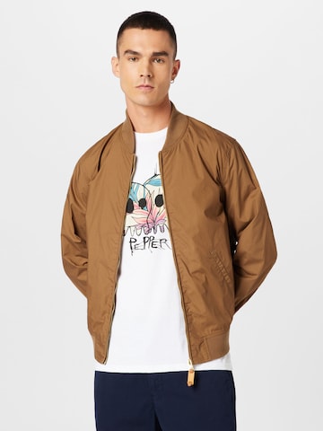 Hailys Men - Chaqueta de entretiempo 'Baker' en beige: frente