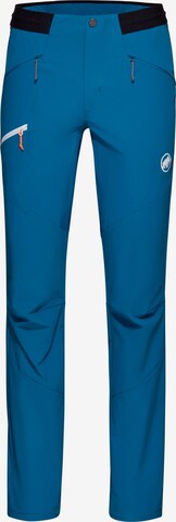 MAMMUT Regular Outdoor Pants 'Aenergy Light' in Blue: front