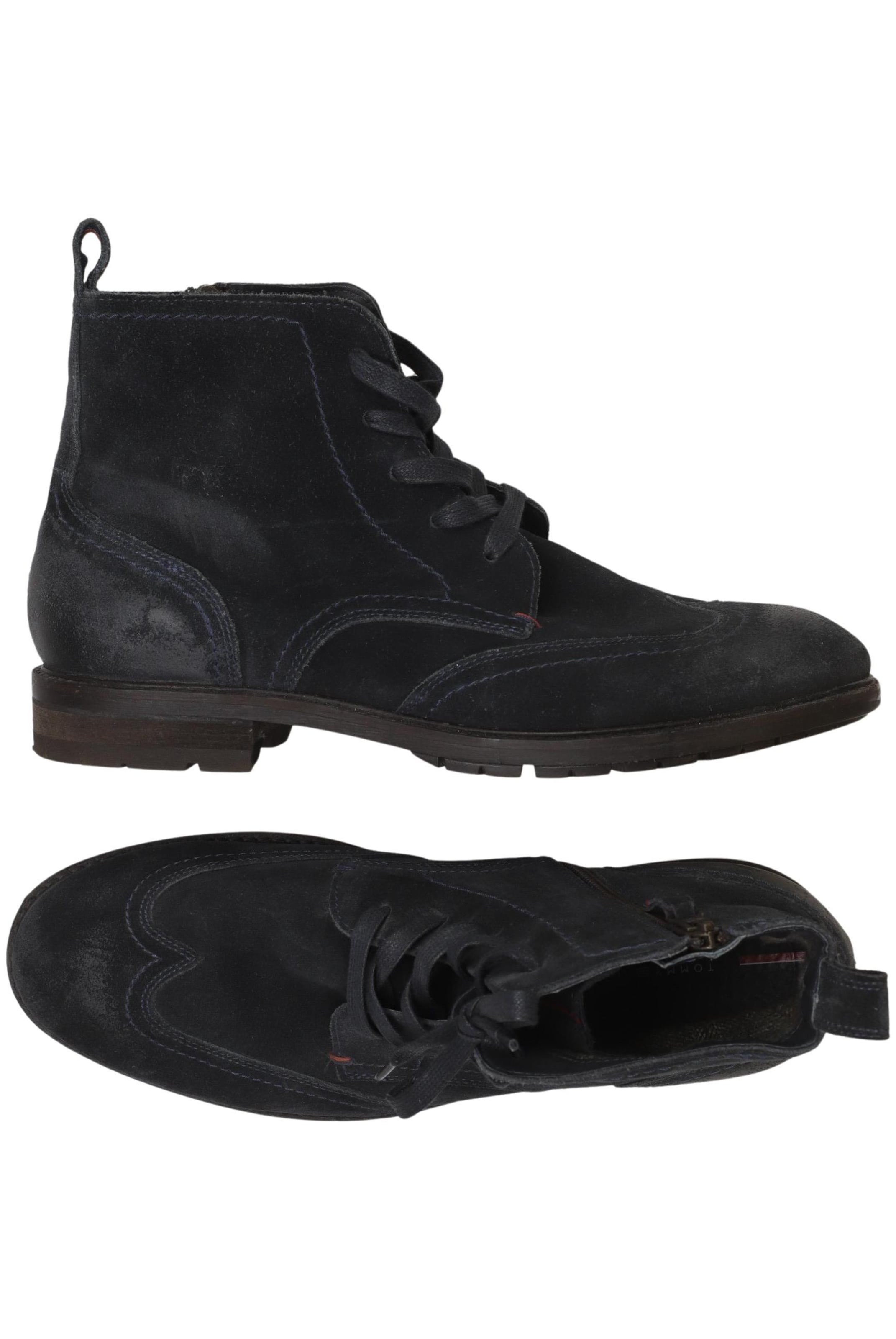 TOMMY HILFIGER Anke & Mid-Calf Boots in 43 in Blue: front