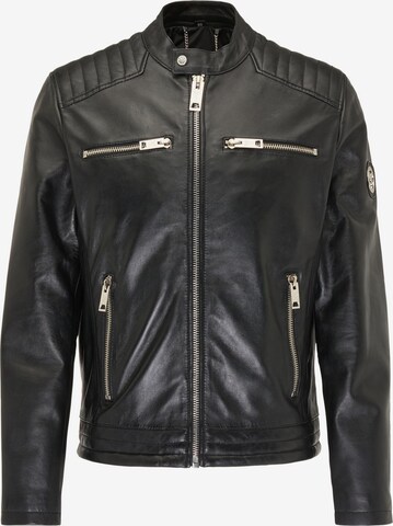 Carlo Colucci Between-Season Jacket 'Bento' in Black: front