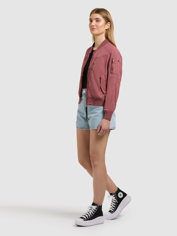 Veste mi-saison khujo en rose