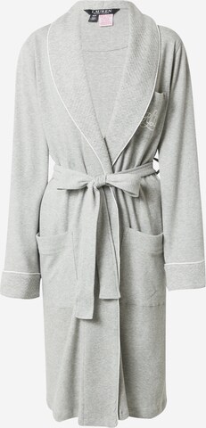 Peignoir long Lauren Ralph Lauren en gris : devant