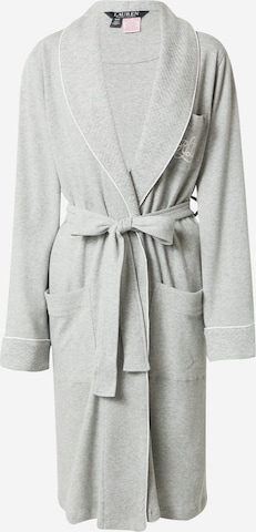 Peignoir long Lauren Ralph Lauren en gris : devant