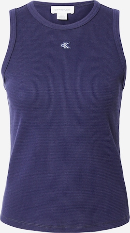 Calvin Klein Jeans Normalny krój Top w kolorze niebieski: przód