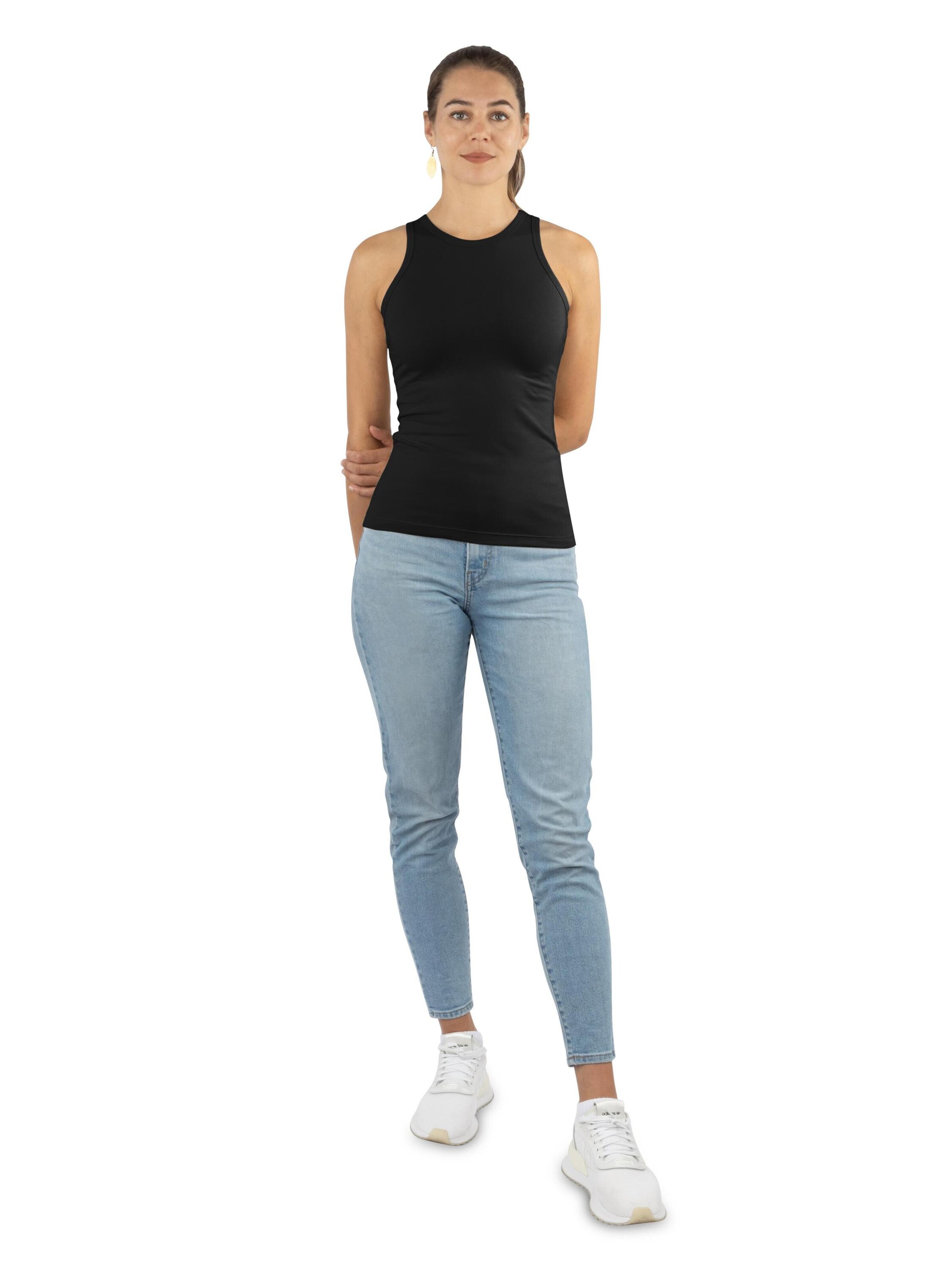 Janice Top 'Nauta' in Schwarz