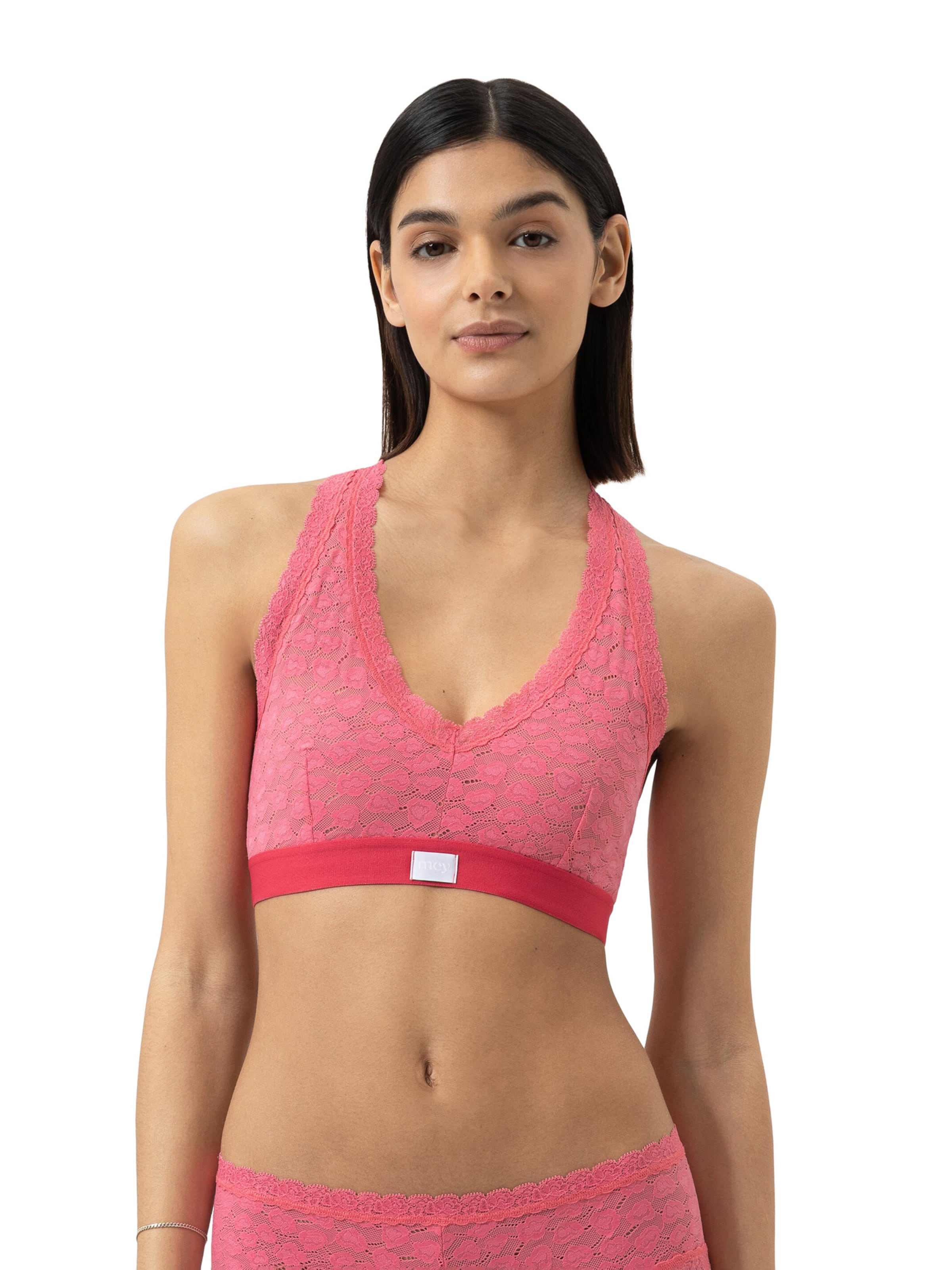 Mey Bustier BH 'Savage Lace' in Roze: voorkant