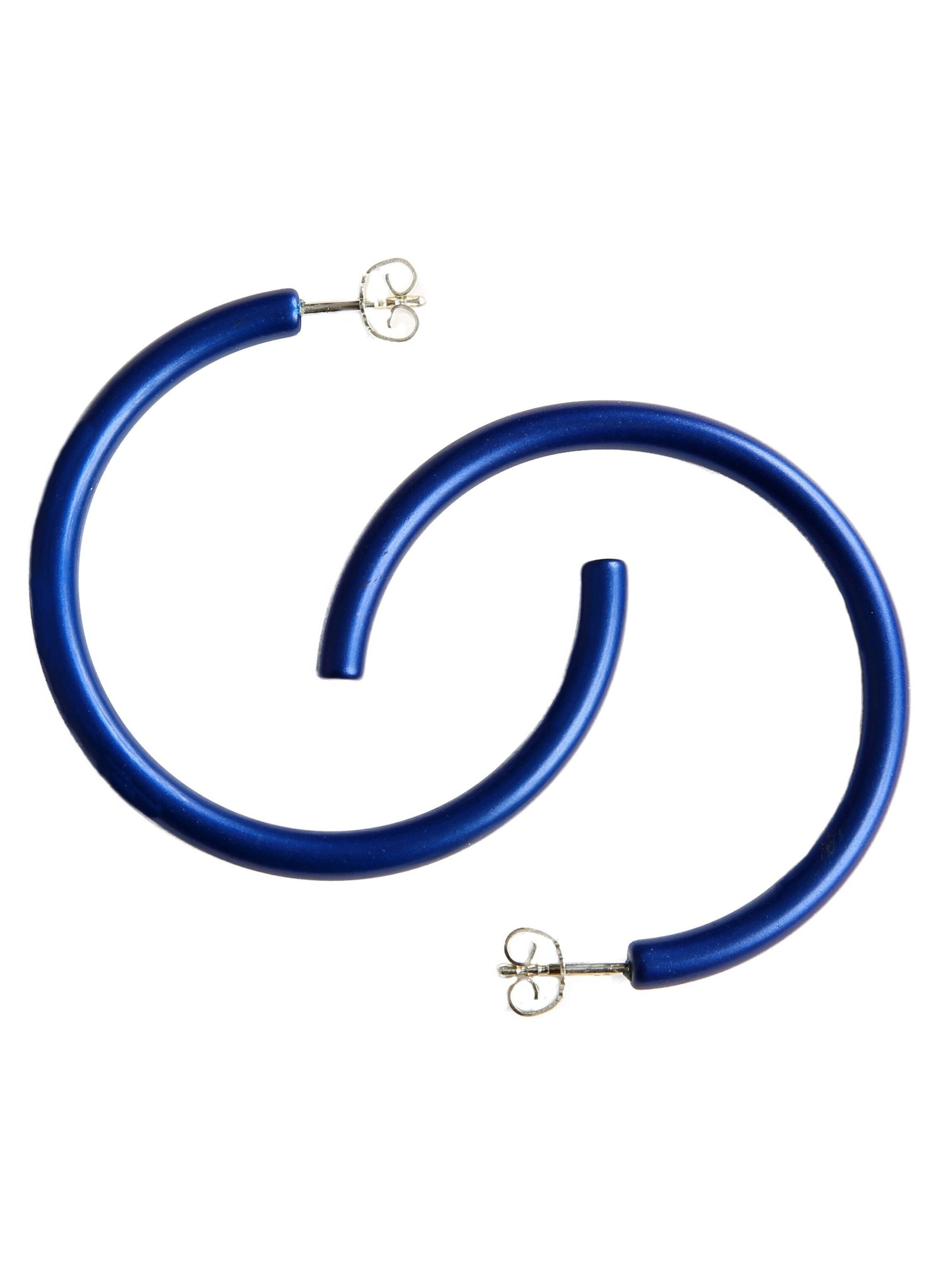 DeMarie Earrings in Blue: front