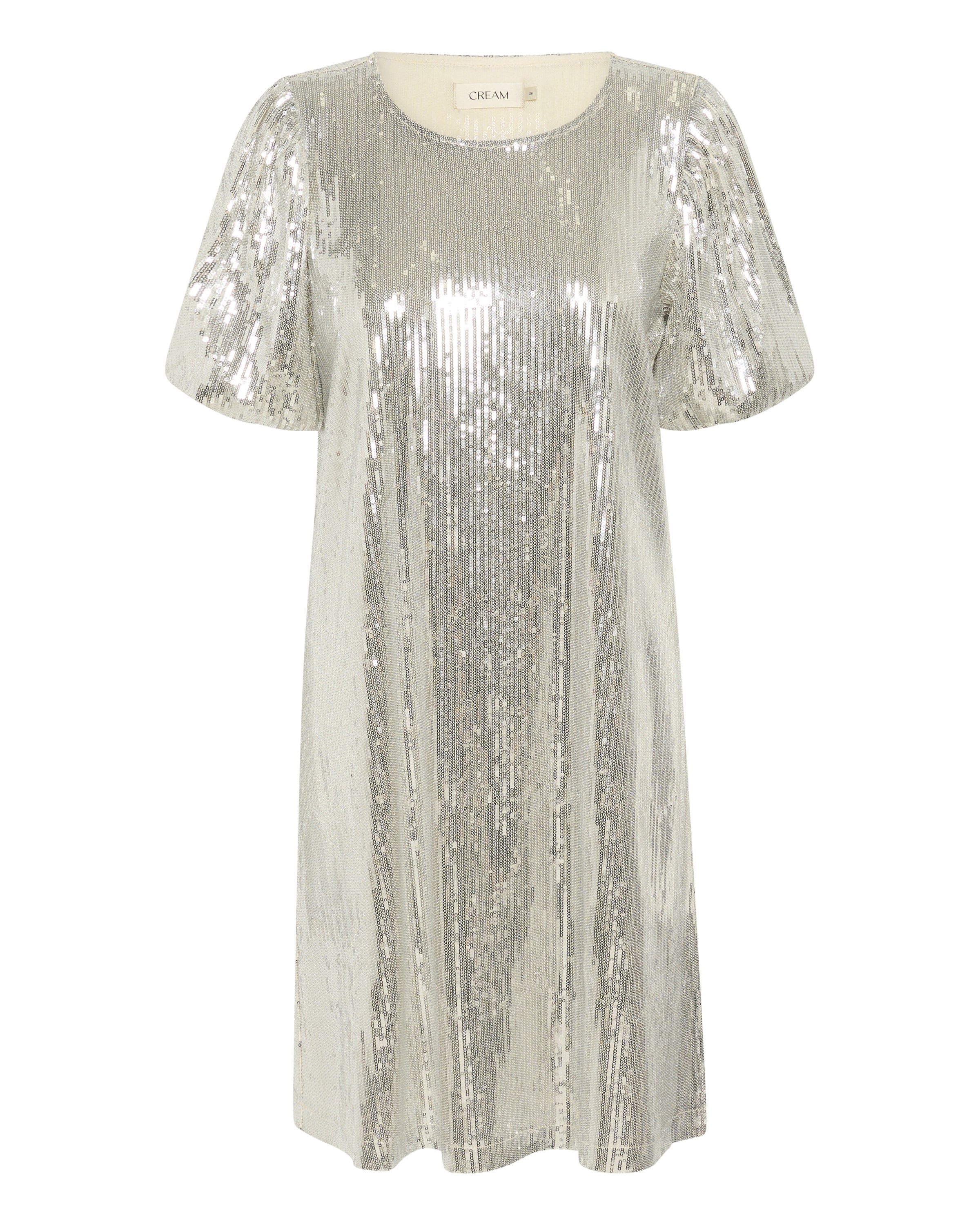 Cream Kleid 'Festi' in Silber: Vorderseite