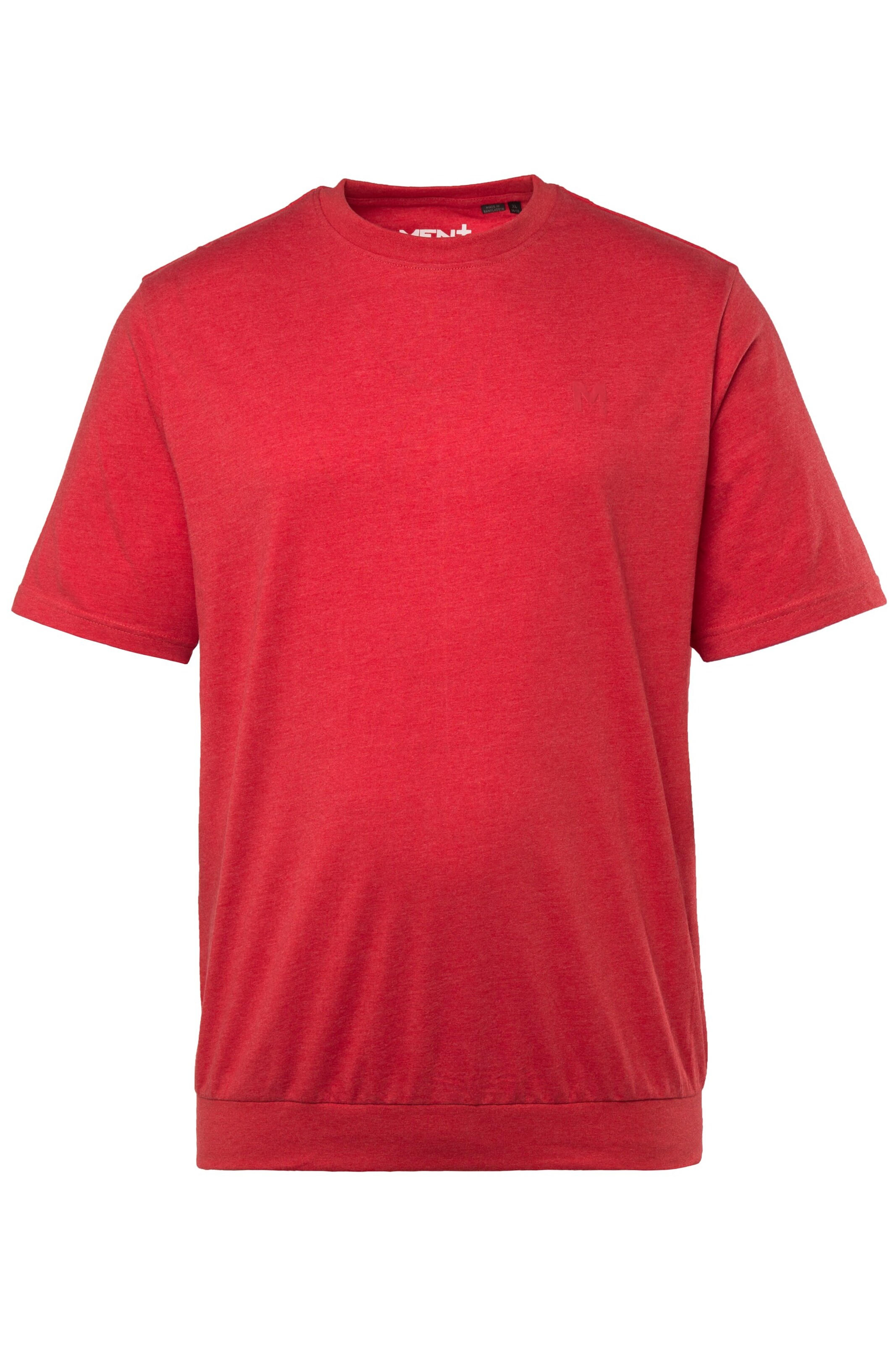Men Plus T-Shirt in Rot: Vorderseite