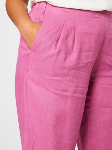 Esprit Curves Wide leg Pants in Pink