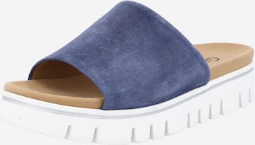 GABOR Mules in Blue: front