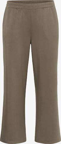 Wide Leg Pantalon 'KCannita' KAFFE CURVE en beige : devant