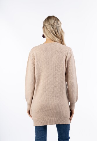 usha FESTIVAL Knit cardigan in Beige