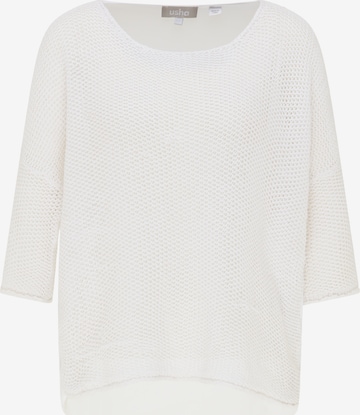 Usha Sweater in White: front