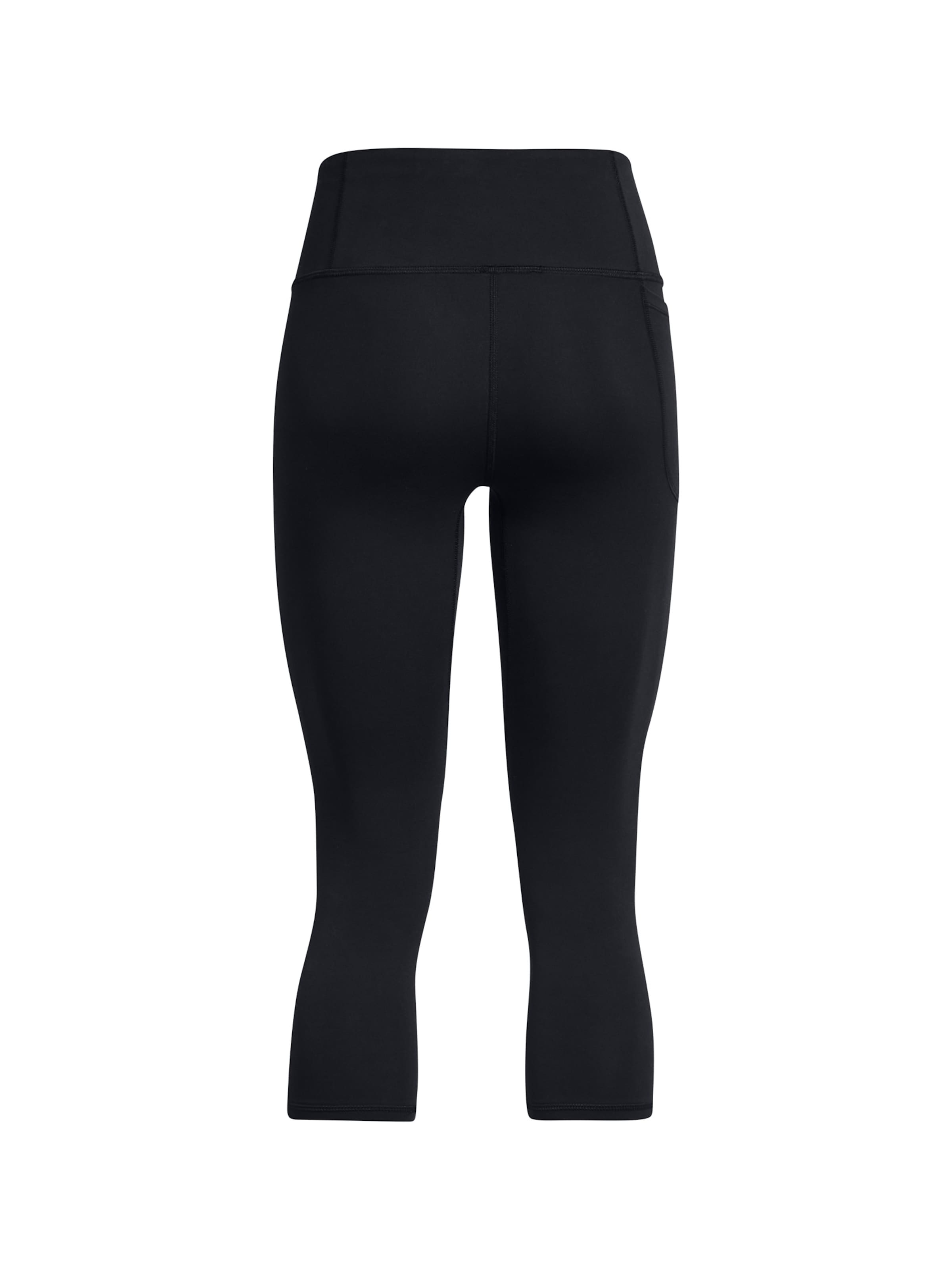 UNDER ARMOUR Skinny Sportbroek 'Motion Capris' in Zwart