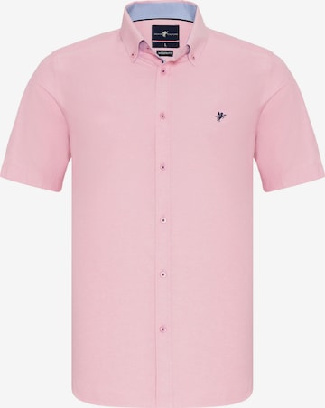 DENIM CULTURE Regular fit Button Up Shirt ' MARCUS ' in Pink: front