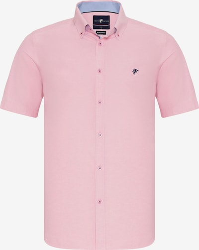 DENIM CULTURE Chemise ' MARCUS ' en bleu marine / rose, Vue avec produit