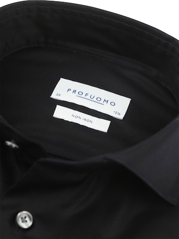Profuomo Slim Fit Hemd‌‌‌ in Schwarz