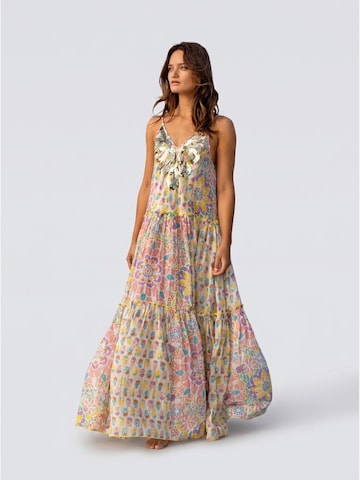 Robe 'Robe Longue Innika' Miss June en mélange de couleurs