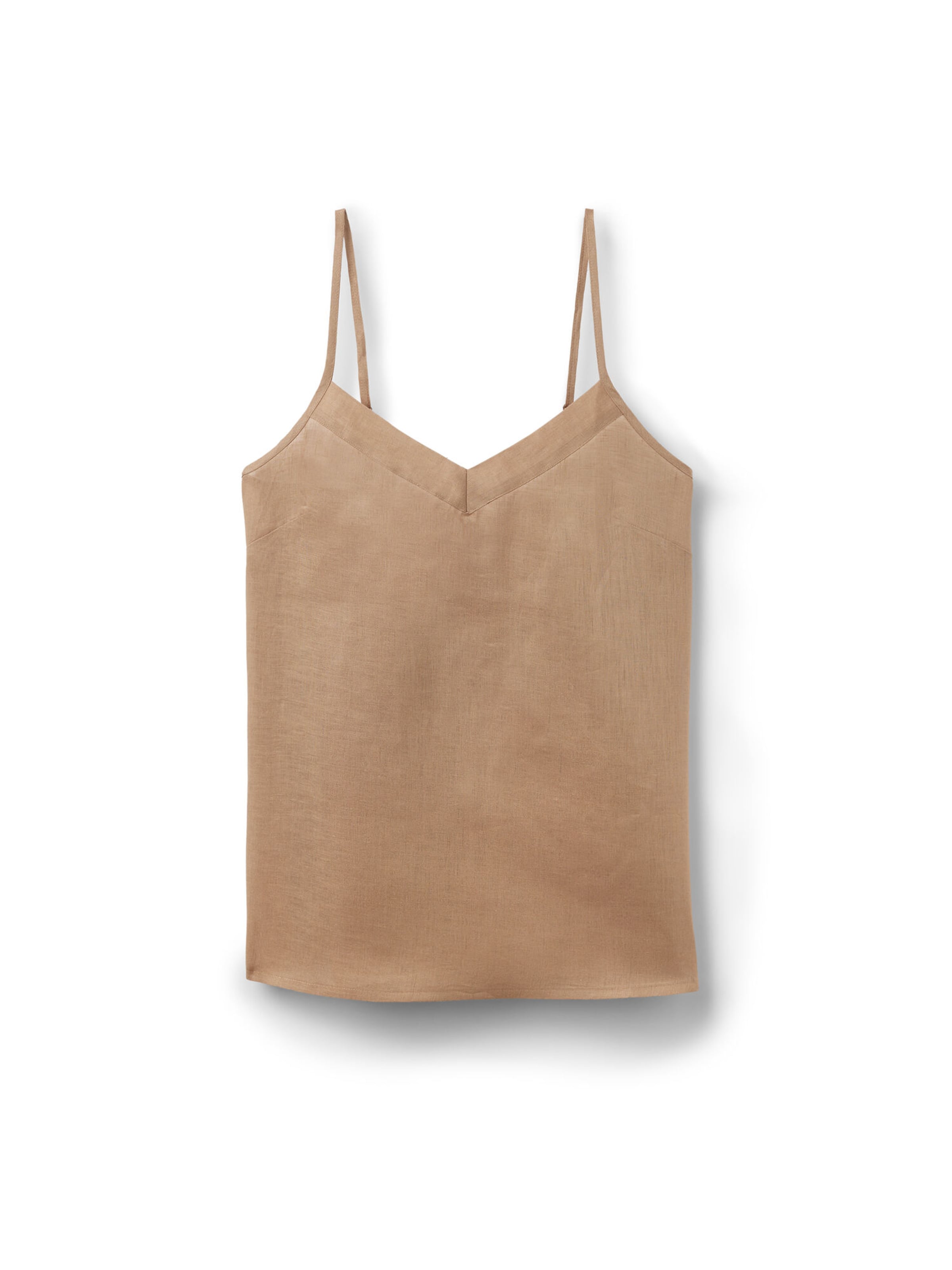 INTIMISSIMI Top 'The Pure Linen' in Beige: front