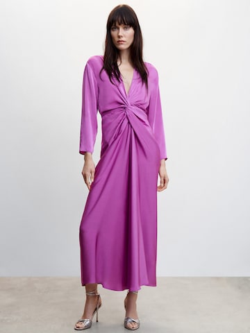 MANGO Evening Dress 'Fresno' in Purple