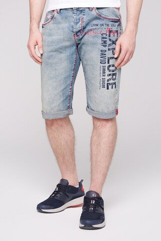 CAMP DAVID Regular Jeans in Blue: front