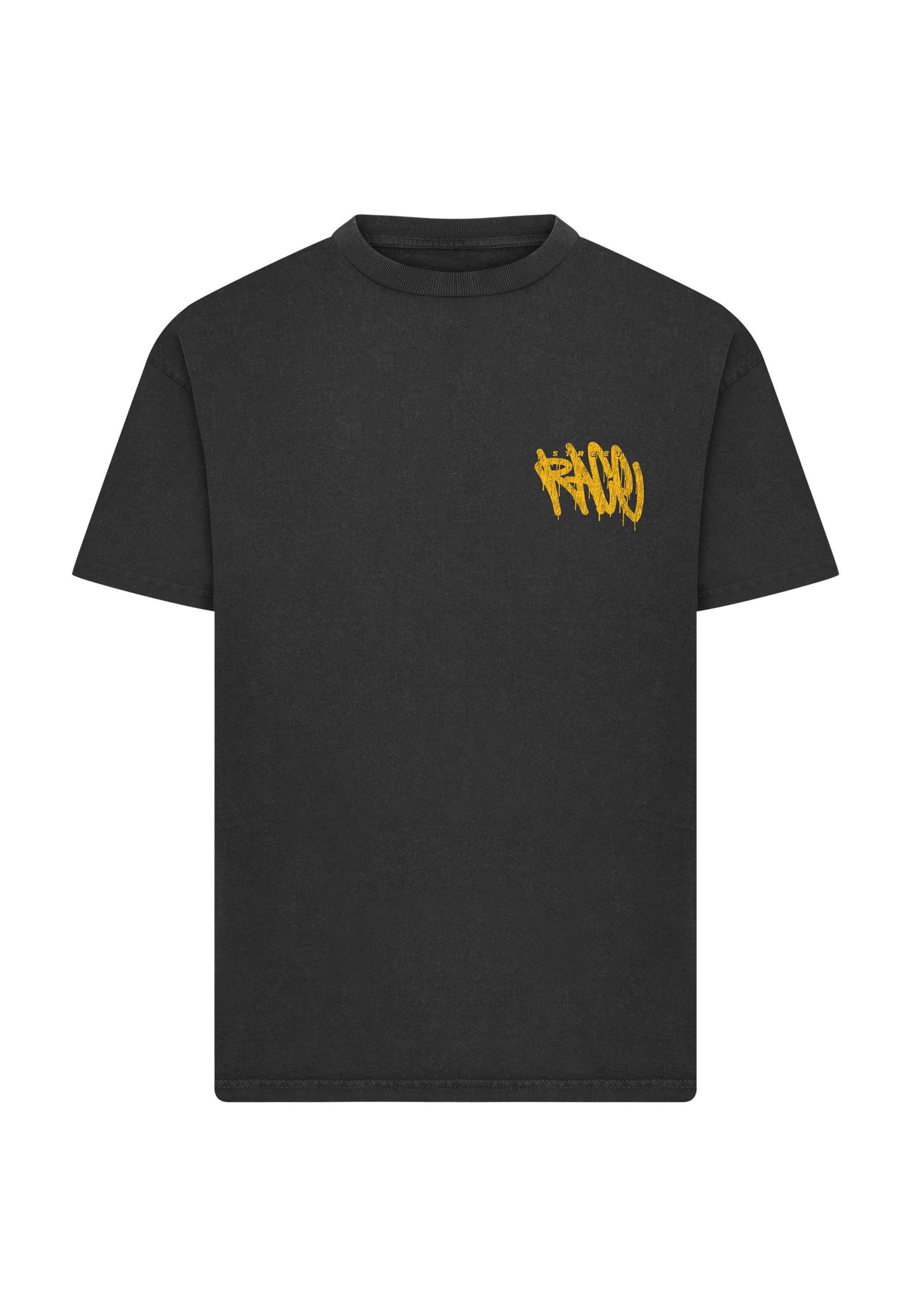 Mister Tee - Camisa 'Street Race' em preto: frente