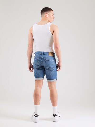 G-STAR Slimfit Jeans '3301' i blå