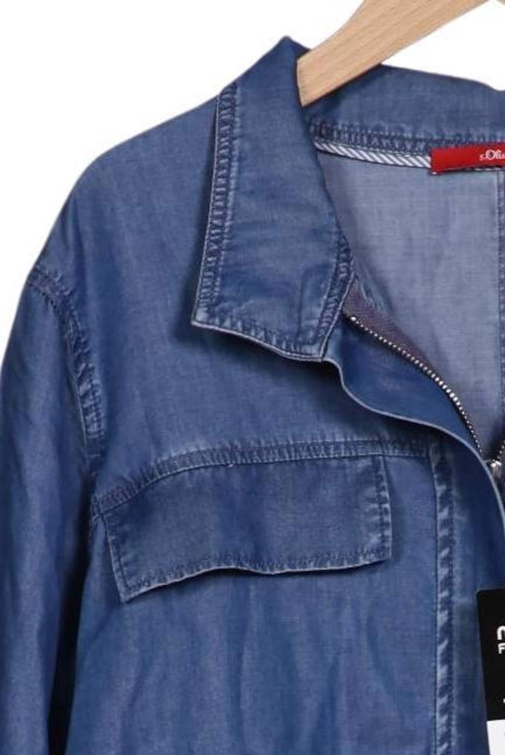 s.Oliver Jacket & Coat in M in Blue